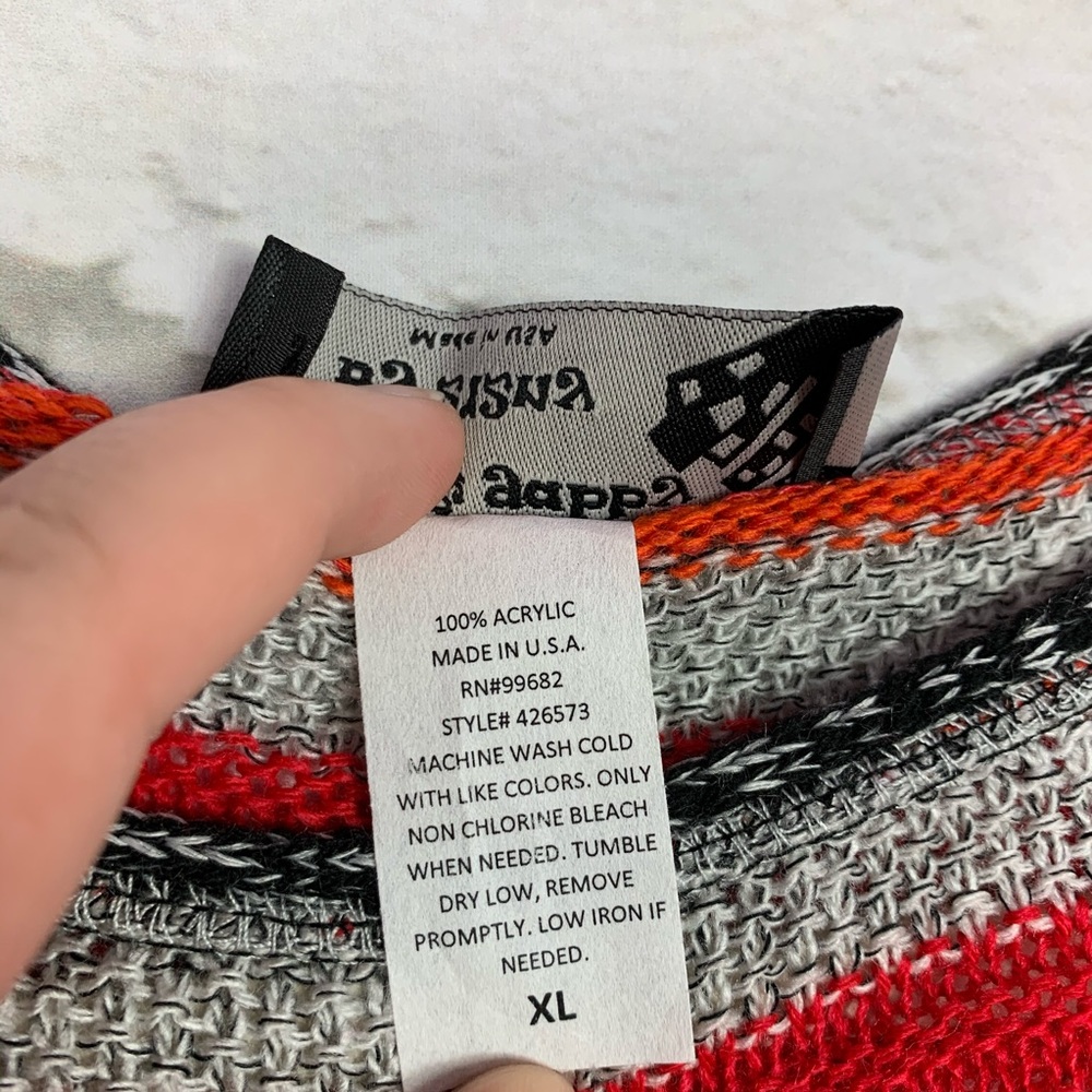 Alley & Gabby 212NY Striped Knit Acrylic Sweater - Picture 6 of 6
